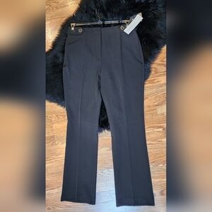 NWT Cooper & Ella Black Boot Cut Dress Pants Womens Size 8